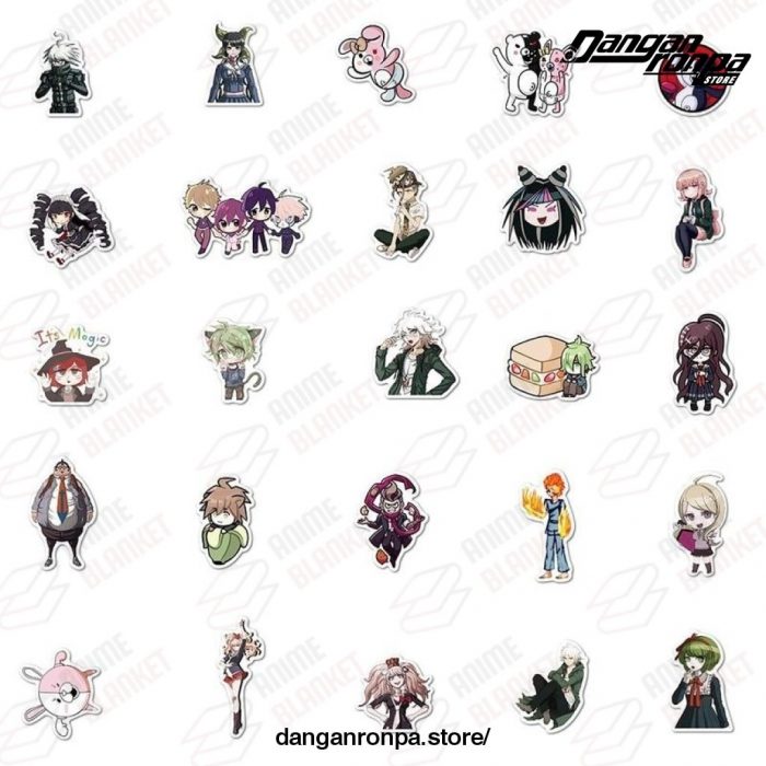 100Pcs/pack New Danganronpa Stickers Waterproof