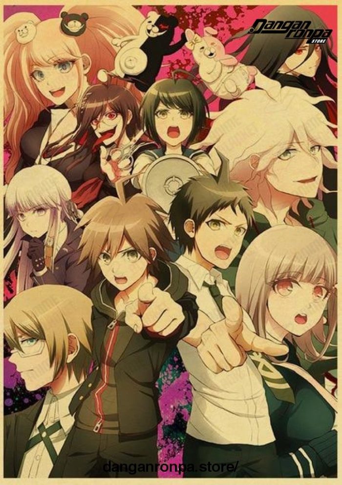 2020 Danganronpa Classic Kraft Paper Poster