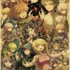 2021 Danganronpa Characters Kraft Paper Poster