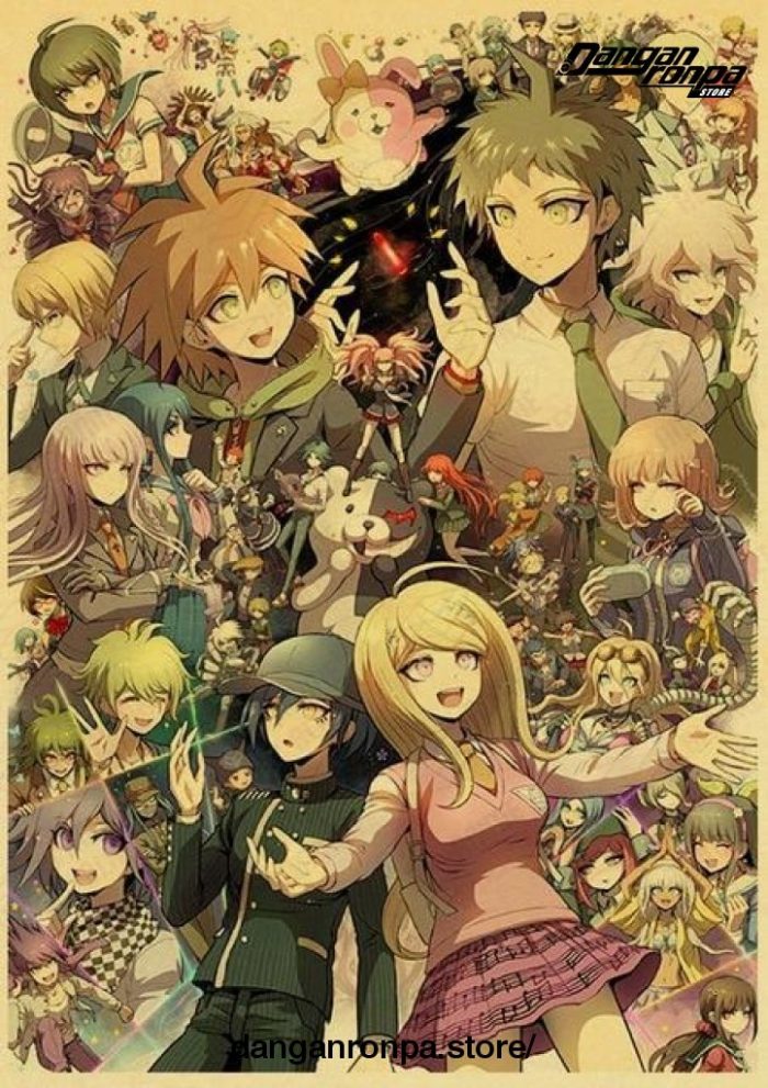 2021 Danganronpa Characters Kraft Paper Poster