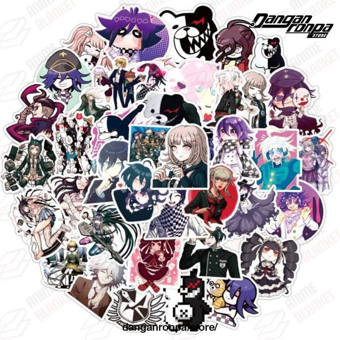 50Pcs/pack Cute Danganronpa Stickers