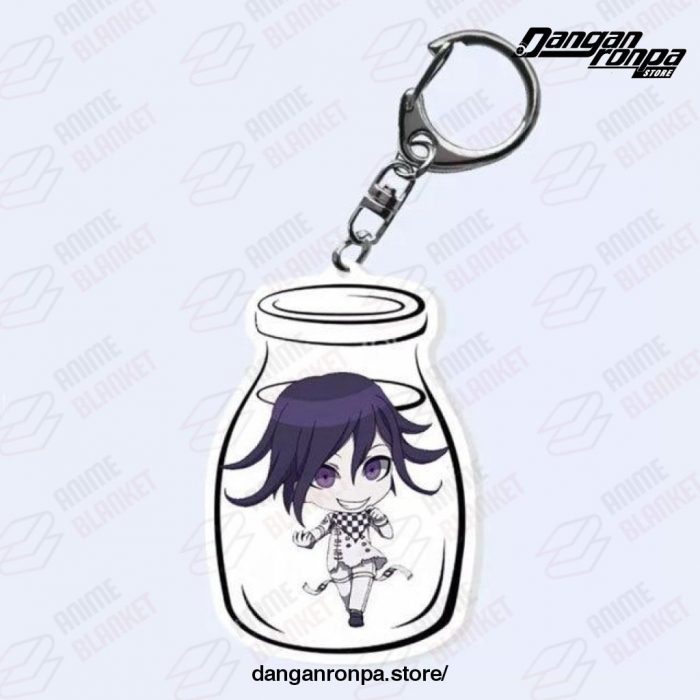 Cute Kokichi Oma Danganronpa Double Sided Acrylic Keychain