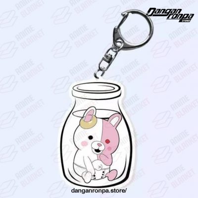 Cute Monomi Danganronpa Double Sided Acrylic Keychain