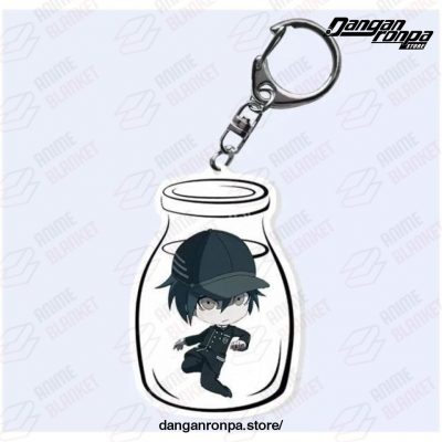 Cute Shuichi Saihara Danganronpa Double Sided Acrylic Keychain