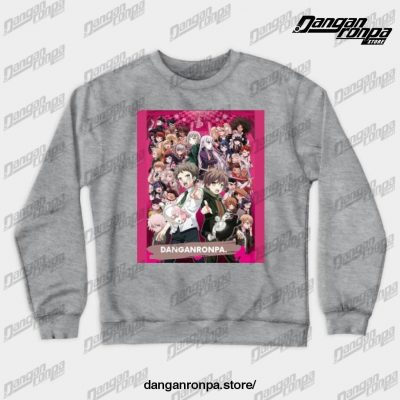 Danganronpa 1 & 2 All In It Crewneck Sweatshirt Gray / S