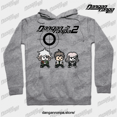 Danganronpa 2 Hoodie Gray / S