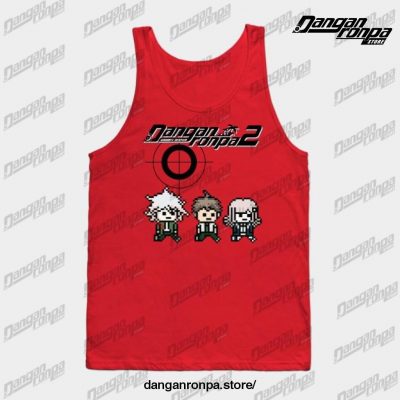 Danganronpa 2 Tank Top Red / S