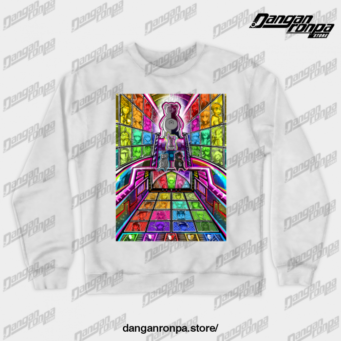 Danganronpa Crewneck Sweatshirt White / S