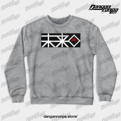 Danganronpa Future Foundation Logo Crewneck Sweatshirt Gray / S