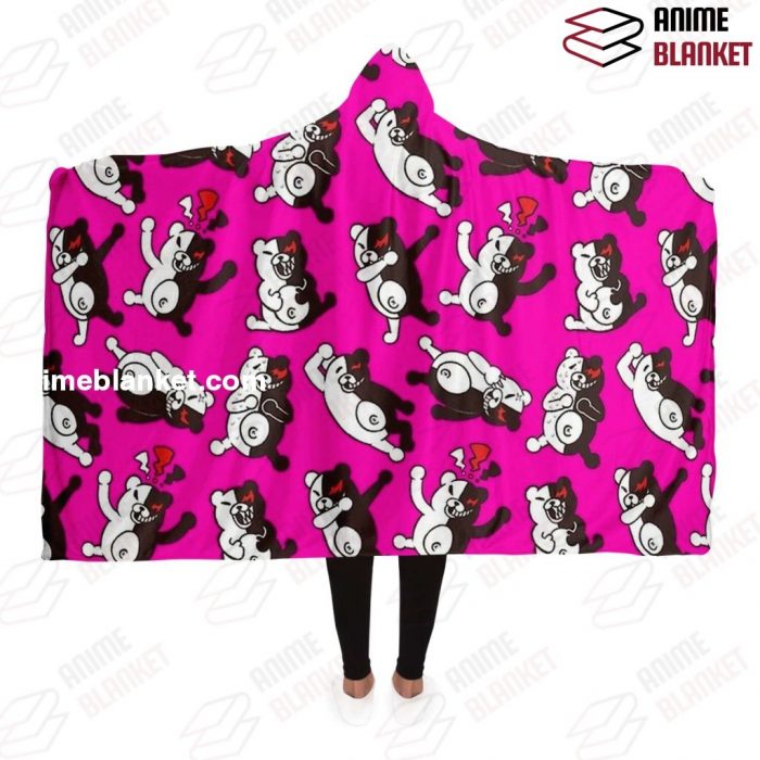 Danganronpa Hooded Blanket #04 Adult / Premium Sherpa - Aop