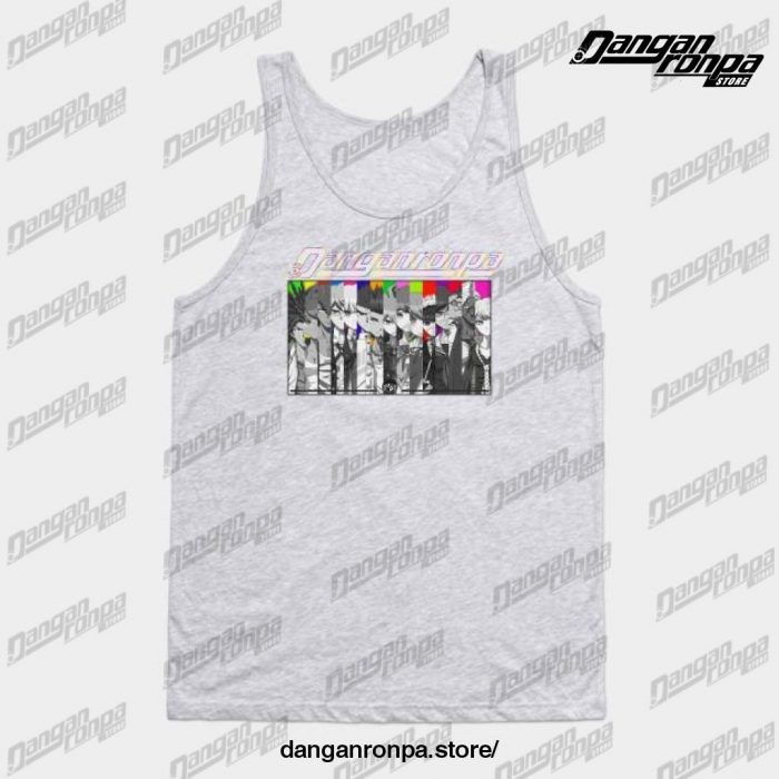 Danganronpa Hopes Peak Tank Top Gray / S