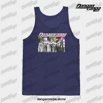 Danganronpa Hopes Peak Tank Top Navy Blue / S