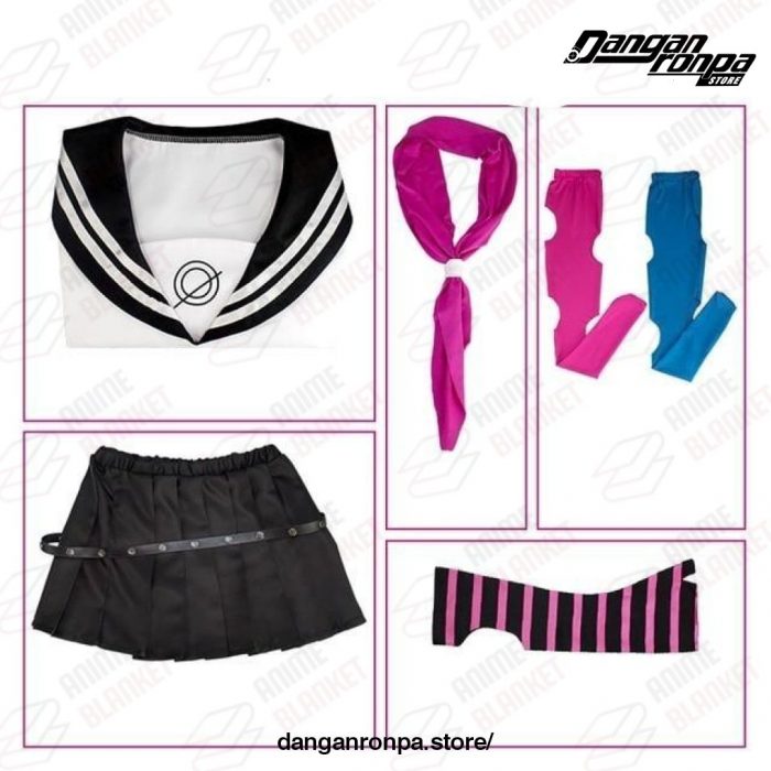 Danganronpa Ibuki Mioda Cosplay Costume Set Costumes / M