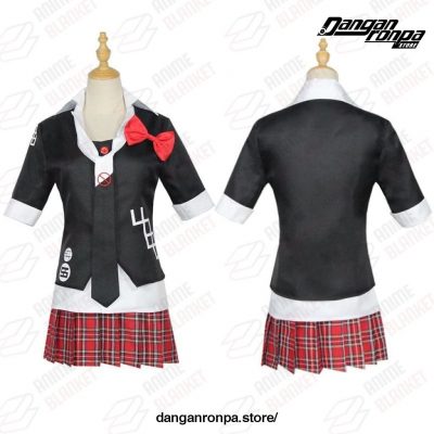 Danganronpa Junko Enoshima Uniform Cafe Work Clothes Cosplay Costume Set