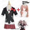 Danganronpa Junko Enoshima Uniform Cafe Work Clothes Cosplay Costume Set