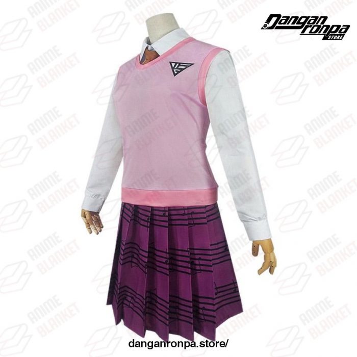 Danganronpa Kaede Akamatsu Cosplay Costume High School Students Campus Uniform