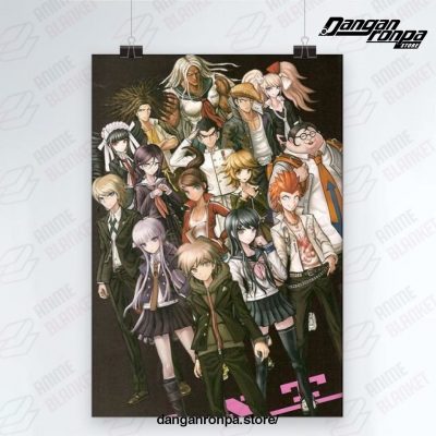 Danganronpa Main Characters 3D Wall Art