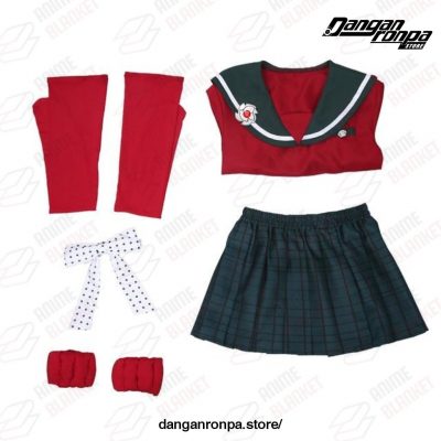 Danganronpa Maki Harukawa Cosplay Costumes School Girls Uniform Full Sets / Xs