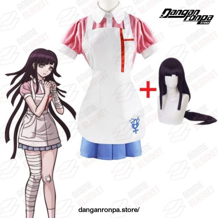 Danganronpa Mikan Tsumiki Nurse Funny Cosplay Costume Full Set / S