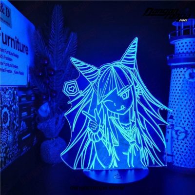 Danganronpa Mioda Ibuki 3D Illusion Led Lamp Lighting Color