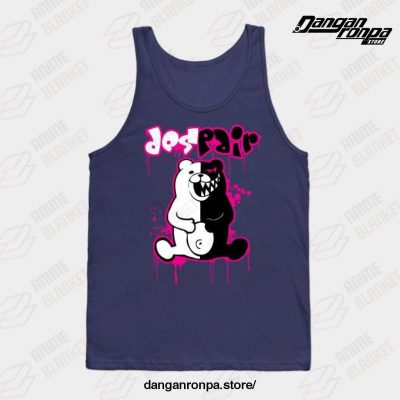 Danganronpa - Monokuma Despair Tank Top Navy Blue / S