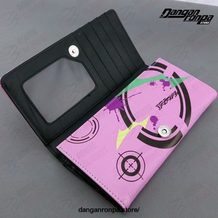 Danganronpa Monokuma Pink Long Style Pu Wallet