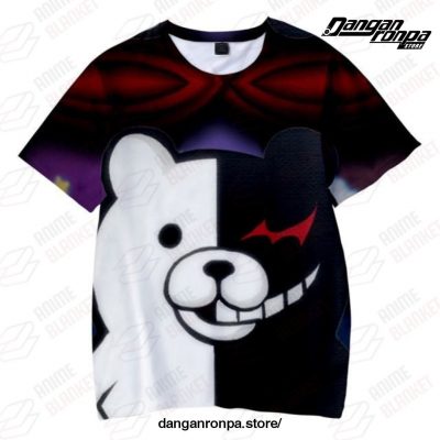 Danganronpa Monokuma Red Black T-Shirt