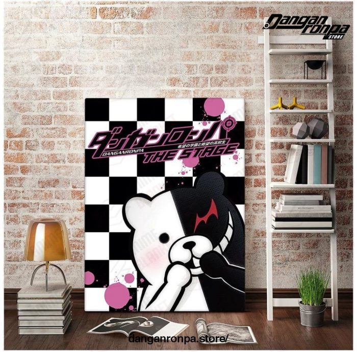 Danganronpa Monokuma White Black Wall Art