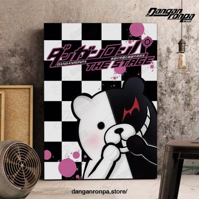 Danganronpa Monokuma White Black Wall Art