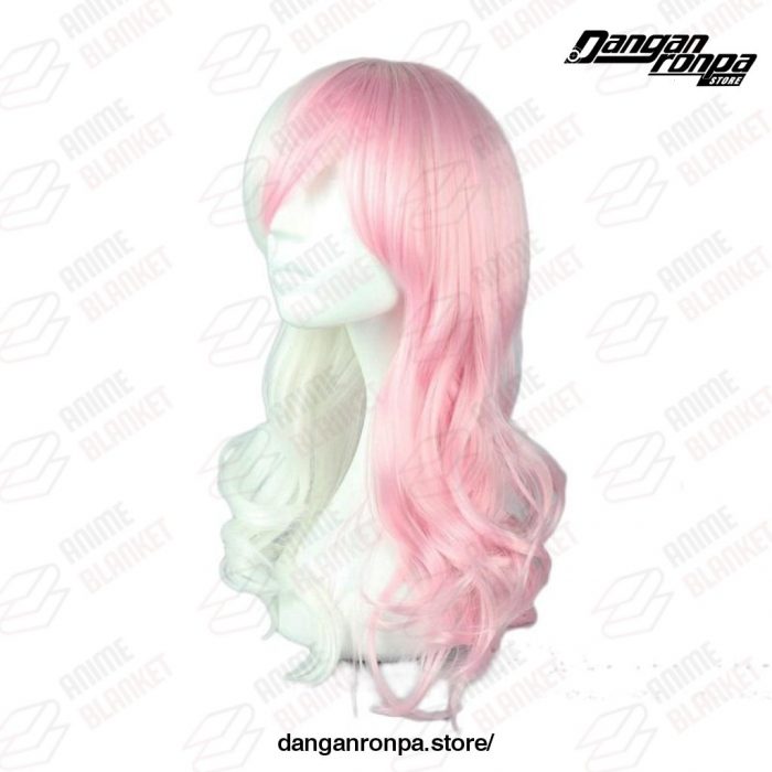 Danganronpa Monomi Women Long Curly Wig Cosplay Costume