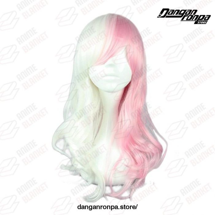 Danganronpa Monomi Women Long Curly Wig Cosplay Costume