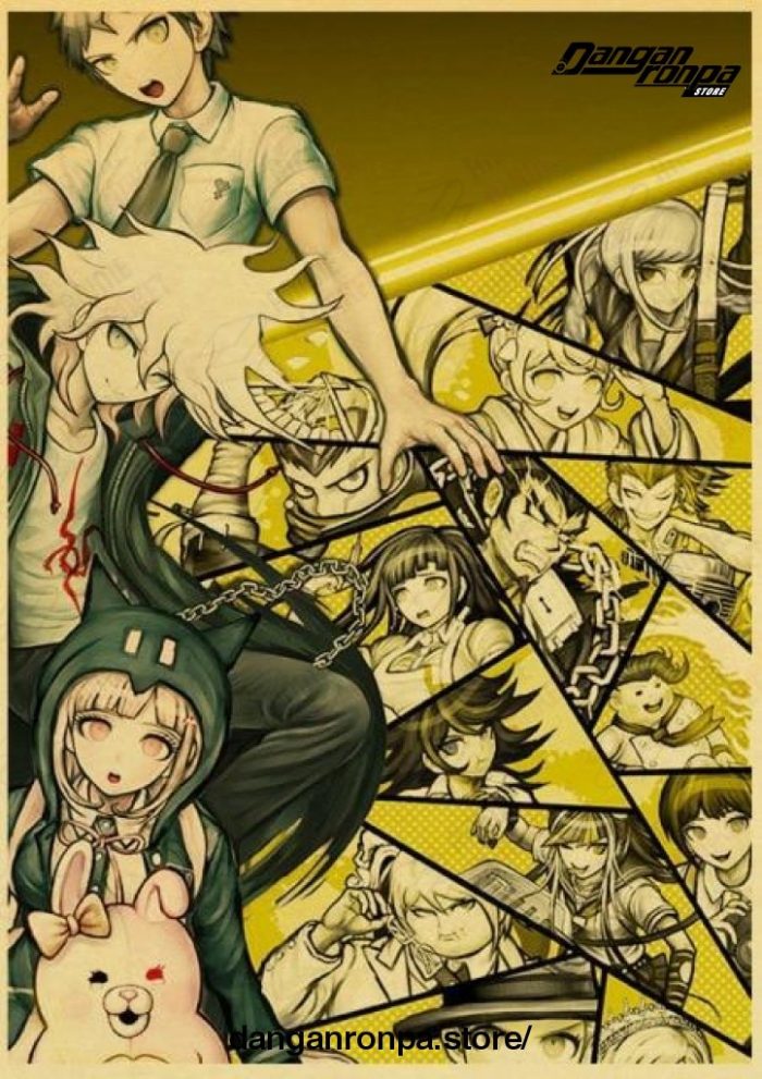 Danganronpa New Style Color Kraft Paper Poster