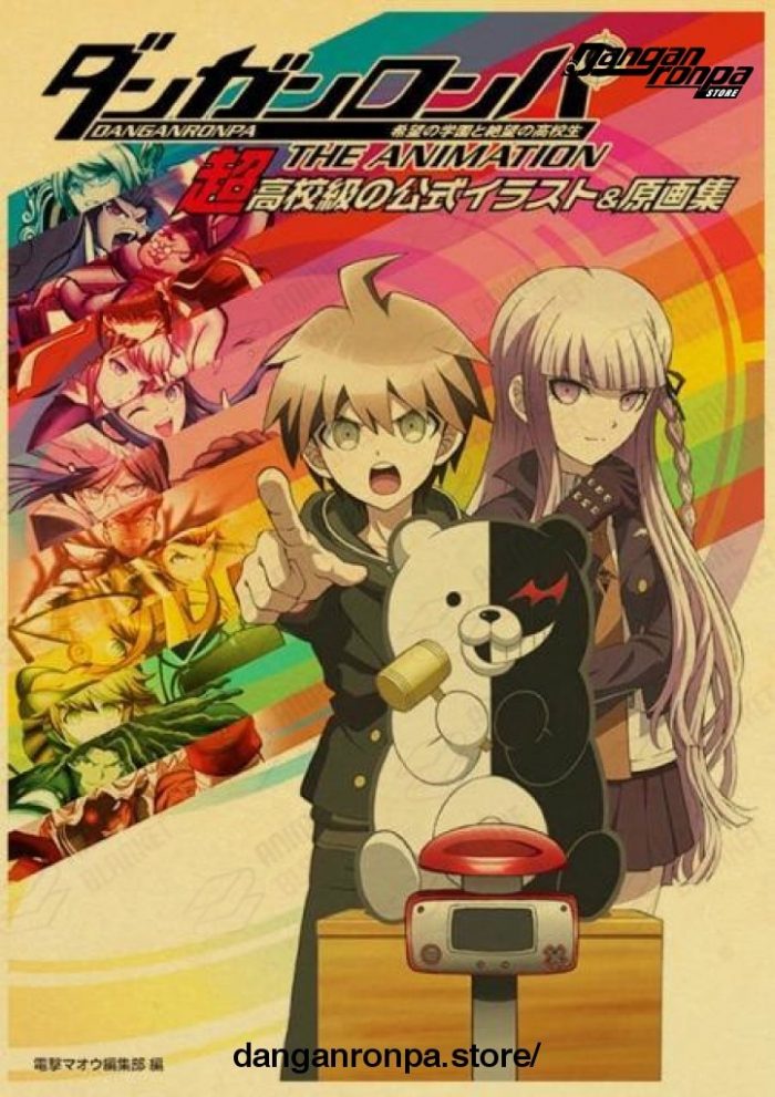 Danganronpa The Animation Kraft Paper Poster