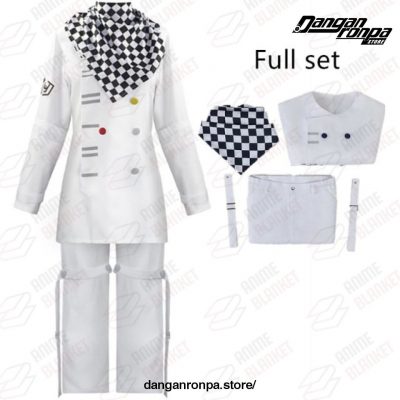 Danganronpa V3 Kokichi Oma Cosplay Costume Full Set Uniforms Scarf Cloak / S