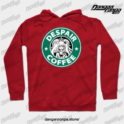 Despair Coffee Hoodie Red / S