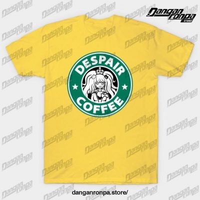 Despair Coffee T-Shirt Yellow / S