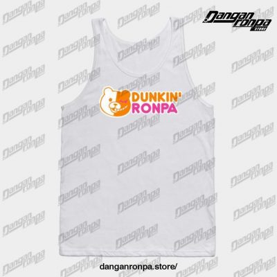 Dunkin Ronpa Tank Top White / S