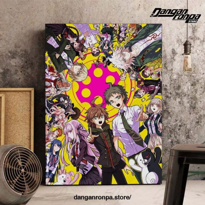 Full Color Danganronpa The Animation 3D Wall Art