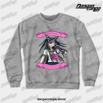 Ibuki Mioda Crewneck Sweatshirt Gray / S