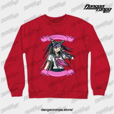 Ibuki Mioda Crewneck Sweatshirt Red / S