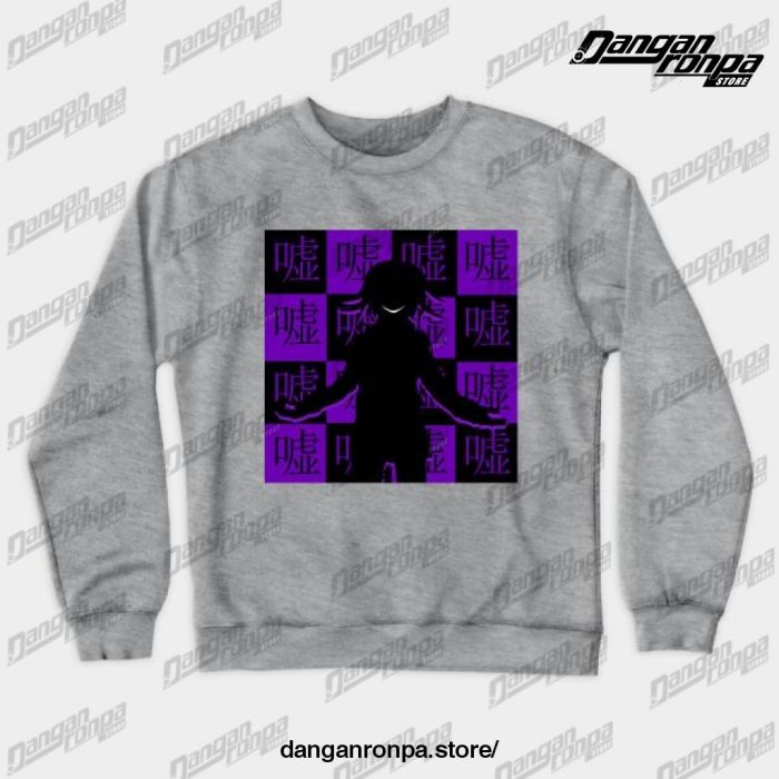 Kokichi Oma Alt. Danganronpa Killing Harmony Crewneck Sweatshirt Gray / S