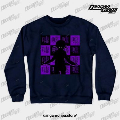 Kokichi Oma Alt. Danganronpa Killing Harmony Crewneck Sweatshirt Navy Blue / S