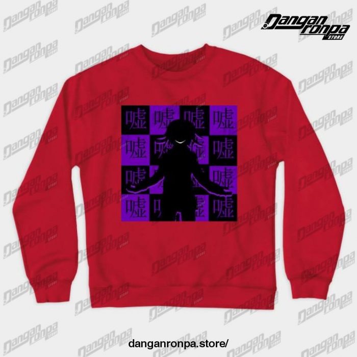 Kokichi Oma Alt. Danganronpa Killing Harmony Crewneck Sweatshirt Red / S