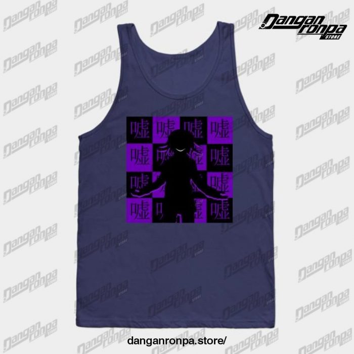 Kokichi Oma Alt. Danganronpa Killing Harmony Tank Top Navy Blue / S