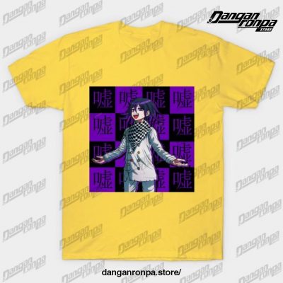 Kokichi Oma - Lie T-Shirt Yellow / S