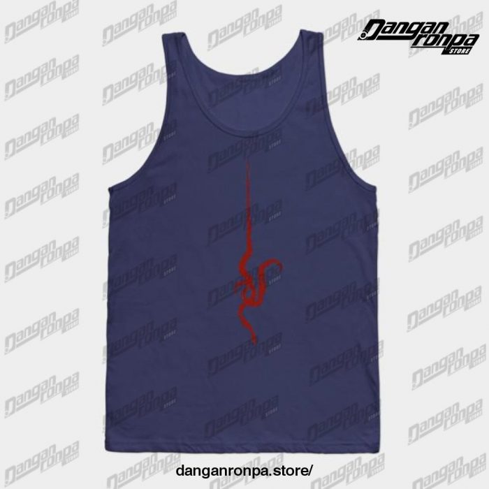 Nagito Komaeda Glitch 2 Tank Top Navy Blue / S