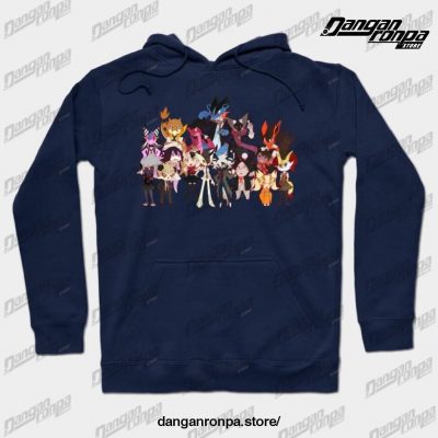 Super Pokeronpa 2 Hoodie Navy Blue / S