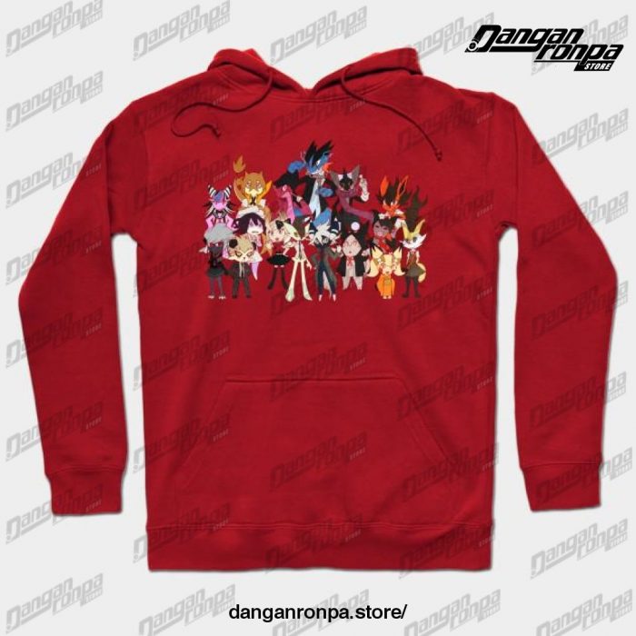 Super Pokeronpa 2 Hoodie Red / S