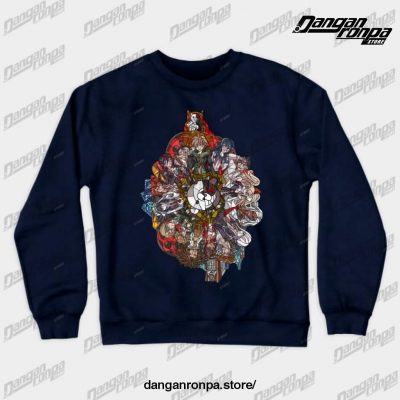 The Four Dark Devas Of Destruction Crewneck Sweatshirt Navy Blue / S