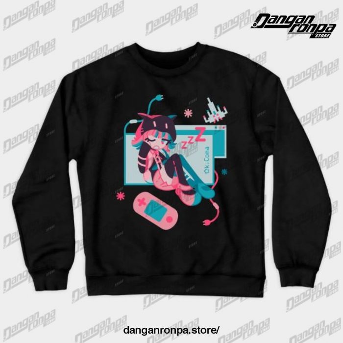 Ultimate Sleepy Gamer Crewneck Sweatshirt Black / S